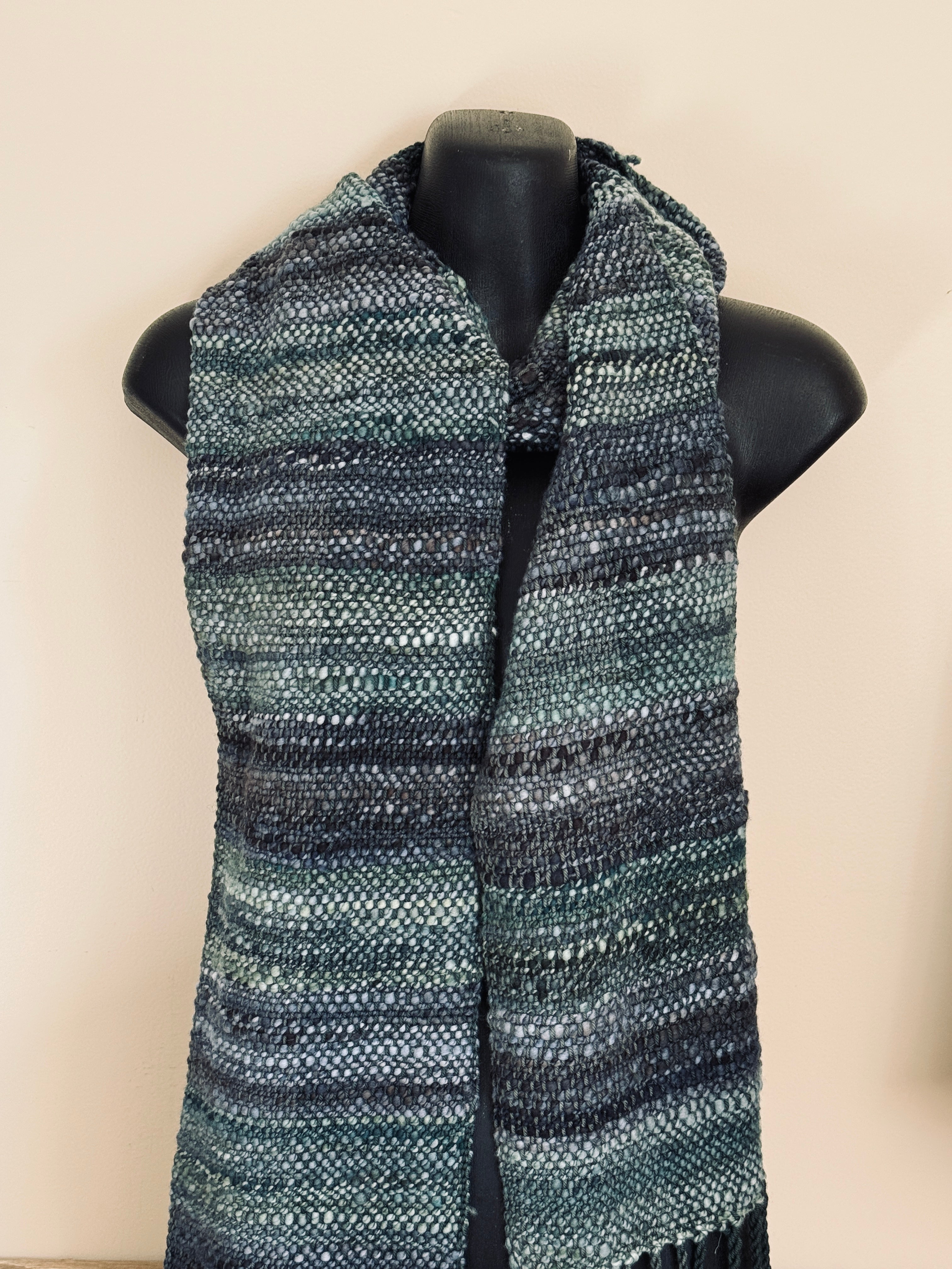 Handspun Merino Scarf