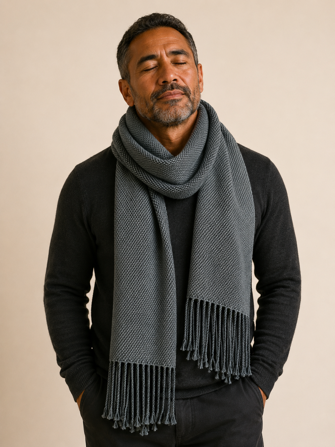 Handdyed Merino Scarf
