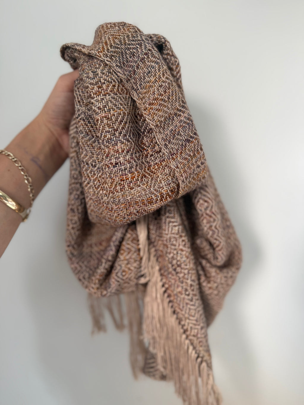 Silk/Cotton/Merino Shawl
